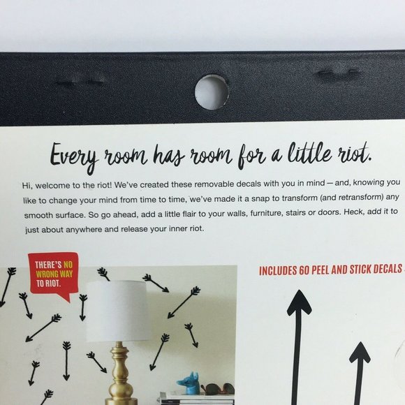 Paper Riot Co. Removable Decals Follow Your Arrow Quick Stick 60 Decal Stickers - Picture 11 of 12